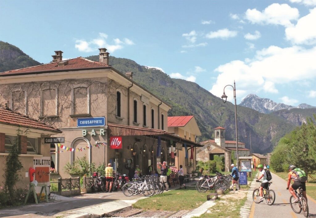 Ciclovia 5 La Stazione di Chiusaforte