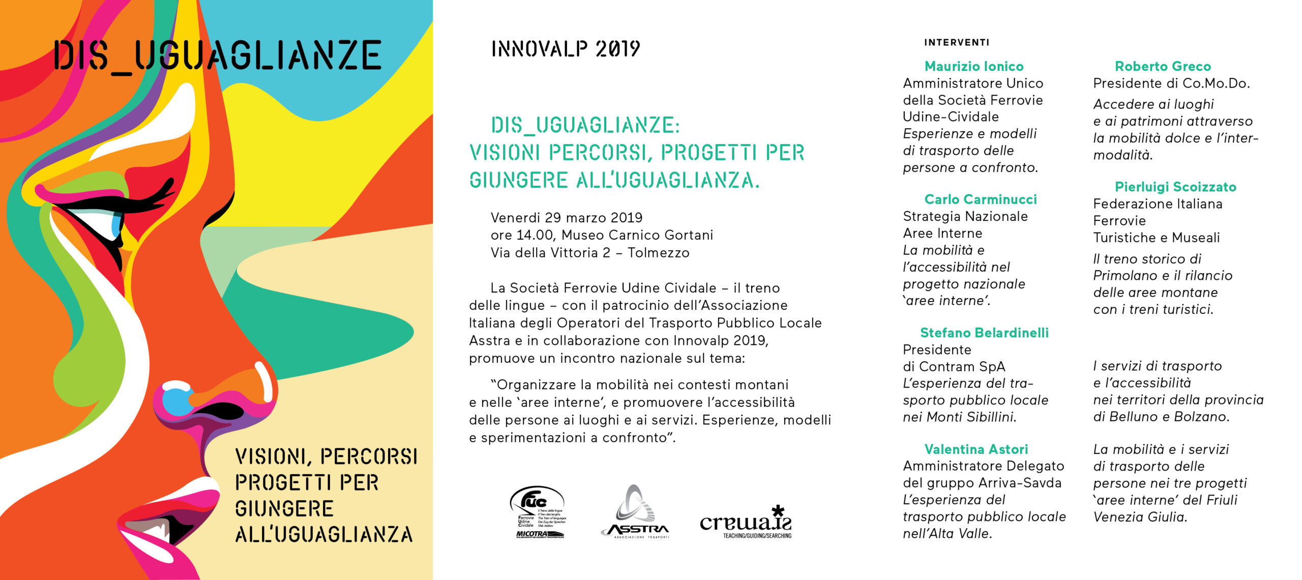 Conf Naz Organizzare mobilità accessibilità aree interne montagna 29mar2019 Tolmezzo